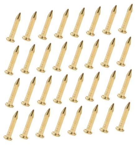 OSALADI 200st Möbelfransennägel Schrankrückwand Baumstumpf Vernichter Miniatur Nägel Set Zum Abstecken Von Bäumen Miniaturbausätze Messingnägel Für Scharniere Kupferdachnägel Zubehör