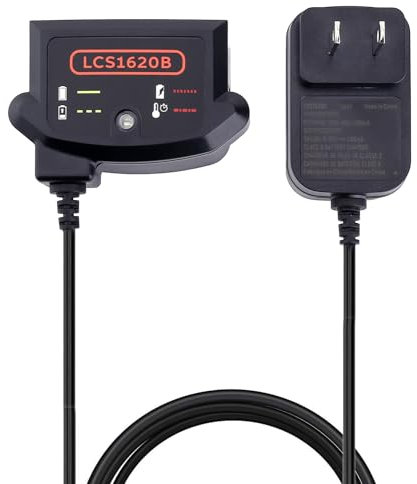 20V MAX Lithium Battery Charger Replacement for Black Decker LCS1620B,Compatible with Black and Decker 20Volts Li-ion Battery LBXR20 LBXR20-OPE LB2X4020 LBX4020 LB20 LBX20 LBXR2020-OPE