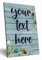 The Plum Penguin Personalised A4 Custom Print Wooden Wall Art Hanging Sign Add Your Own Text Words Floral Boho Style