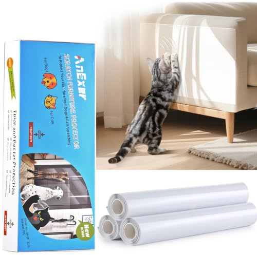 Protector Puertas Arañazos Perro, Protector Sofa Gatos Arañazo | Protección contra arañazos para Gatos, contra para Muebles de Gatos,para Puertas de Perros, Transparente, Autoadhesiva