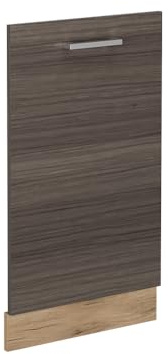 Vicco Panel Frontal del lavavajillas R-Line, Gris Noble, 45 cm | Para lavavajillas totalmente integrado de 45 cm · Sin encimera · ✓ A juego con el frente de cocina · ✓ Libremente combinable