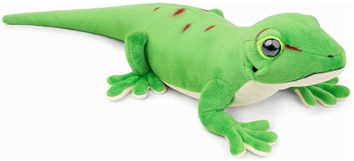 capybaraflying Simulation Kambrischer Lizard Gecko Plüschtier, Tiefsee-Krabbeltier ausgestopftes Eidechse-Tierspielzeug, geeignet für Schlafzimmerdekoration, Spielbegleiter (Grün/21in)