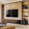LineCrispton Extendable TV Stand Cabinet, Long TV Unit with Storage for Living Room - Modern Entertainment Unit for TVs from 65 to 85 (Walnut, Length 200-330cm)