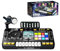 DJ, controller DJ per principianti, tastiera elettronica, kit di apprendimento della produzione musicale, tastiera per pianoforte portatile con ricarica USB e luci, tastiera da tavolo con