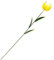 Cabilock 2 Stück Simulierte Tulpe -Ornamente Künstliche Blumen Gefälscht Im Freien Ästhetisch Blumenornamente Pfahl Für Den Blumengarten Gartenpfahl Gartenschilder Gelb Eisen