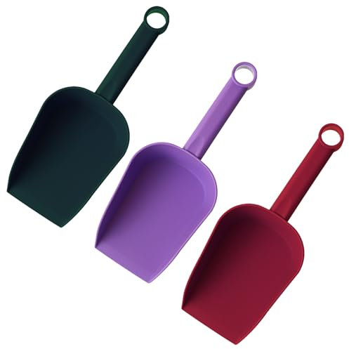 pclapora 3 Piezas Palas de Playa, Pala de Playa para Niños, Juguetes Arena Palas de Arena, Pala de Plástico PP para Nieve para Niños, Beach, Jardín, Excavación de Nieve