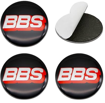 4 Stück Radnabenabdeckung-Logo für BBS 75mm, Nabenkappen Abzeichen Sticker, Radkappenaufkleber Radnabenabdeckung Felgen Aufkleber Auto Nabendeckel Aufkleber Aufkleber Logo Staubdicht Wasserdicht