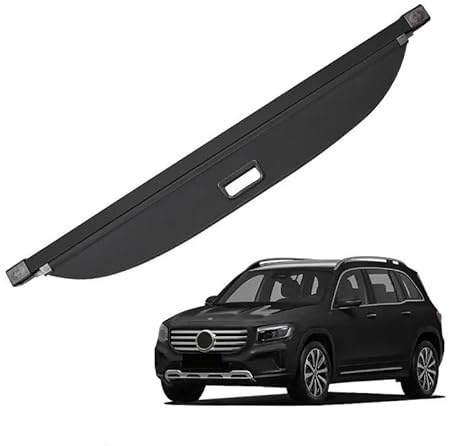 Vanit Kofferraumabdeckung passend für Mercedes Benz GLB Hutablage Laderaum Abdeckung einziehbar