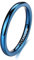Zakk Ringe Herren Damen Titan Blau Schmal Vorsteckring Poliert Verlobungsring Ehering Partnerringe Trauringe 2mm 4mm (2mm,51 (16.2))