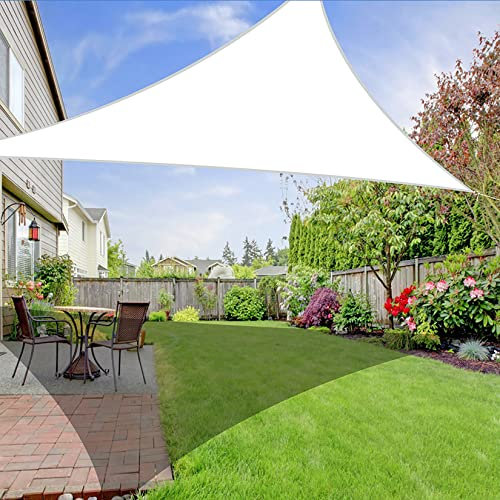 Poteau pour Toile ombrage # Coupe Vent terrasse Toile pergola sur Mesure Mat de Fixation Toile ombrage Jardin Terrasse, Blanc 2x2x2m