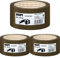 Nopi Packband - vielseitiges Verpackungsband aus Polypropylen, geräuscharm abrollbar - lösungsmittelfrei und abriebfest - 66 m x 50 mm - braun, 3er Pack