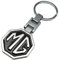 Schlüsselanhänger aus Chrom, Auto-Logo, Legierung, Schlüsselanhänger, Autozubehör, kompatibel mit MG3 ZS, Schwarz , Einheitsgröße