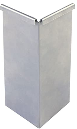 innogard 6019-003 – Eckverbinder Innen-Eck für Rasenkante – Corten-Stahl – Beet-Einfassung, Korrosionsschutz, 25 cm Höhe