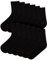 A2Z 4 Kids Boys Girls Back to School Cotton Rich Plain Ankle - Socks 970 6 Pack Black 10-14