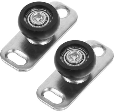 PLAFOPE 2pcs Sliding Glass Door Guide Bottom Mounted Floor Guides for Easy Installation Modern Design Suitable for Shower Doors Sturdy Hardware