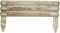 CRISCUOLO BRICO STORE Bordura per aiuole in legno in pino naturale per recinzioni giardino e terrazzo (55 x h 30 cm)