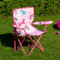 OHS Kids Camping Chair Unicorn Print, Folding Childrens Camping Chair Lightweight Comfy Steel Frame Outdoor Toddler Chairs with Cup Holder For Garden Picnic Beach, Pink - One Size
