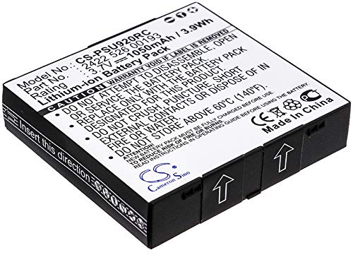 CS-PSU920RC Akku 1050mAh Kompatibel mit [Philips] Pronto TSU-9200, Pronto TSU9200/37, TSU9200, TSU920037 Ersetzt 2422 526 00193
