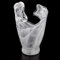 Tammaro Home Modèle Vagues Vase en Verre de Murano Blanc