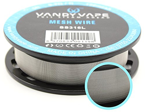 SS316L VandyVape Wire Wickeldraht Draht RBA RDA RDTA RTA Verdampfer, Atomizer, Vandy Vape Edelstahl (MESH - 150mesh)