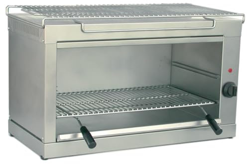 Salamandre électrique fermée - Grille 600 x 300 mm - 2 niveaux - Nosem