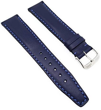SANDTUHR Rios Uhrenarmband, Uhrband 21mm blau Deutscher Hersteller