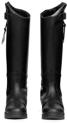 HyLAND Londonderry - Stivali da equitazione unisex per adulti, invernali, in pelle, Nero, 4