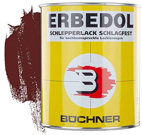 Schlepperlack | ROTBRAUN | RAL 8012 | 0,75 l | restaurieren | Traktor | lackieren | Farbe | Trecker | Frontlader | Lack | Lackierung | Farbton | schnelltrocknend | deckend