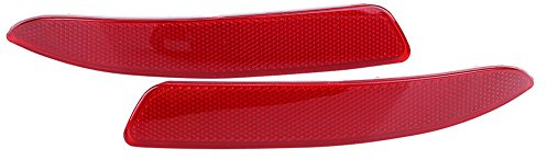 Reflektor hinten für BMW E70 X5 2007-2013 linke und rechte Seite rot | ABS-Schale+PC-Linse wasserdicht direkt ersetzt OEM 63217158949/63217158950 für X5 2007-2010 2011-2013