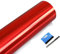 NewL Pellicola adesiva adesiva in vinile cromato rosso lucido, senza bolle, fai da te, per auto, bici, motore, carrozzeria, pellicola autoadesiva (30 cm x 150 cm)
