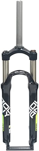 Federgabel, Gerader Rohrhub 100Mm 24 Zoll Aluminiumlegierung Mechanische Gabel Manuelles Schloss Outdoor Sports, Für MTB Bike E,24 inch