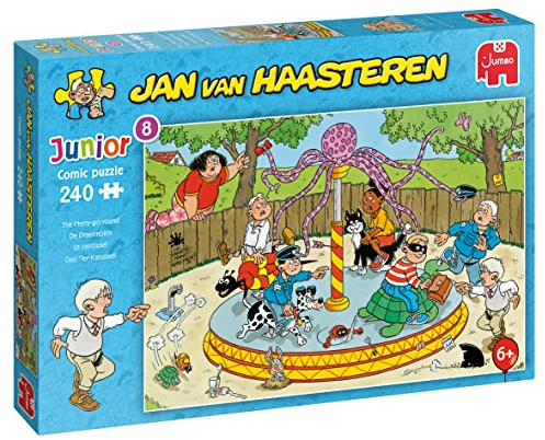 Jan van Haasteren Jumbo Spiele Jan van Haasteren Junior Karussell - Puzzle 240 Teile - Puzzle ab 6 Jahren, Mehrfarbig, 20079