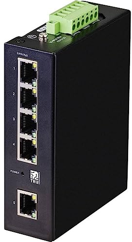 TRU COMPONENTS Industrial Ethernet Switch 1+4 Port 10 / 100 / 1000 MBit/s