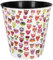 Papierkorb/Mülleimer Modell wählbar 10 Liter - wasserdicht - 28 cm - aus Kunststoff Bunte Eulen Eimer - Spielzeugkorb/Popcornschüssel/großer Mül..