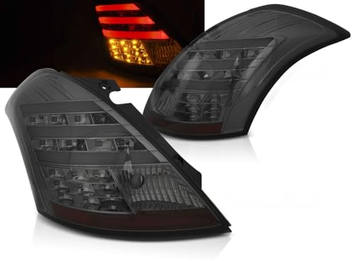 Tuning-Tec LED Lightbar Rückleuchten in smoke für Suzuki Swift IV ab 2010