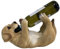 G&H Decor - Labrador Wine Bottle Holder Resin Animals Figure - House Warming Gifts with Amazing Detail - Funny Animal Wine Bottle Holder Labrador Ornament (Yellow)