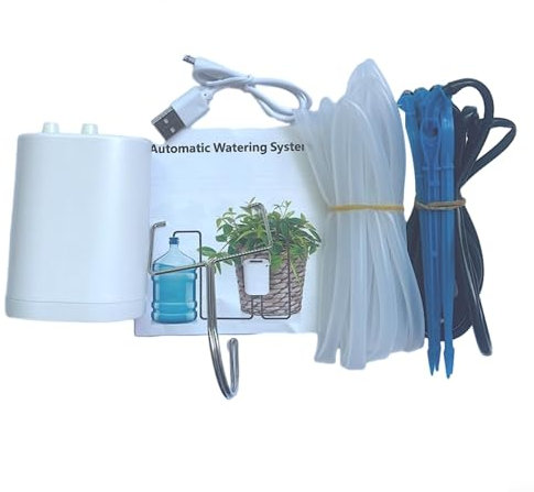 Sileduove Riego inteligente por goteo para plantas de interior, control automático de la bomba de riego(1)