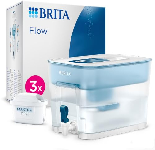 BRITA Flow 3X Maxtra Pro All-in-1 Filter Water Treatment Dispenser (8.2 litres)