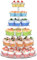 6 Tier Large Acrylic Round Cupcake Stand, Clear Wedding Cupcake Tower Stand, Cupcake Tier Stands for Dessert Table, Tiered Cupcake Holder Stand, Cupcake Display Stand for Birthday Party
