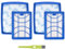Juego de 2 filtros de repuesto para Philips FC9729/09 FC9741/09 FC9742/09 FC9743/09 FC9744/09 FC9745/09 FC9746/09 PowerPro Expert Partes de repuesto CP0617