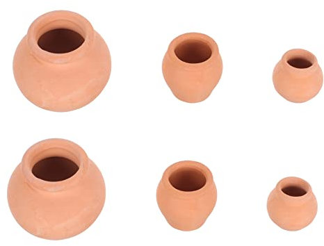 ANDRESLAD 6stücke Mini Blumentopf Aus Keramik Schönes Design Für Home Office Kleine Sukkulenten Töpfe Atmungsaktiv Und Robust