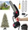 Hooha Parkside Tronçonneuse pour coupe de jardin, coupe arbuste, coupe branche, coupe bois, mini batterie de 15,2 cm, 21 V, sécateur à une main, kit d'outils de jardinage pour jardinage, cadeaux pour