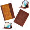 Coque Compatible pour Bookeen Diva HD 6.0-Pouces eReader Coque Etui Case Rotation à 360 degrés Angles de Vue Multiples Socle en Cuir PU Folio Cover Brun