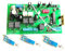 ZKLGS Moteur de Portail Coulissant, Ouvre-Porte battante Automatique, 150kg, opérateur de Moteur, Circuit imprimé, contrôleur de Carte électronique pour Moteur de Portail Coulissant(Kit 4)