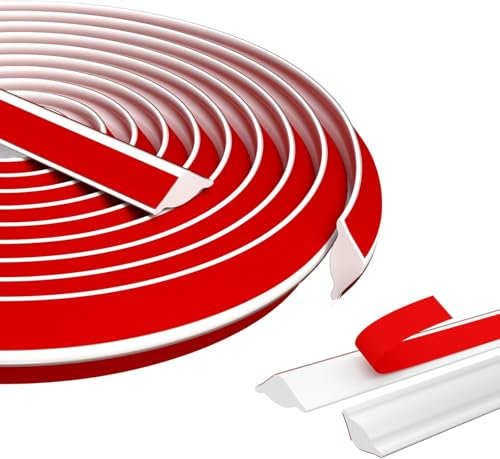 Profilo Adesivo Triangolare 12mm X 9mm Bordi Adesivi per Pareti 3m Modanature per Pareti Bordo Autoadesivo per Mobili Pareti e Angoli Protezione Antigraffio e Decorativa