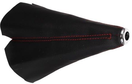AKOOSY Auto Schalthebelabdeckung aus PU Leder Universelle Schaltmanschette für Manuelle Gangschaltung Strapazierfähig Einfach zu Installieren Passend für Modelle