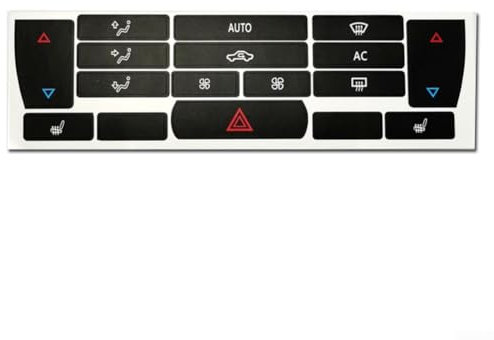 per SAAB 93 Pulsante Riparazione Decal Adesivi per 2003 2007 AC Controlli Aggiornamento Pratico