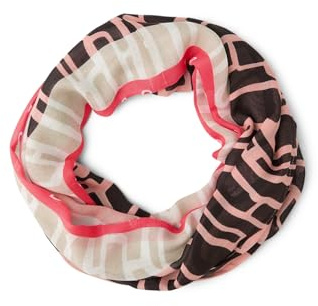 Street One Gemusterter Loop Schal light apricot A