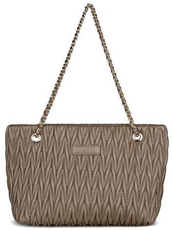bugatti Mare 4.0 Damen-Handtasche aus Kunstleder, Schultertasche mit Kette, elegante Clutch in verschiedenen Größen und Farben