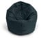 BuBiBag Sitzsack für Kinder und Jugendliche - Indoor Outdoor Bodenkissen, Sitzkissen oder als Gaming Sitzsack, geliefert mit Füllung (100 cm Durchmesser, schwarz)